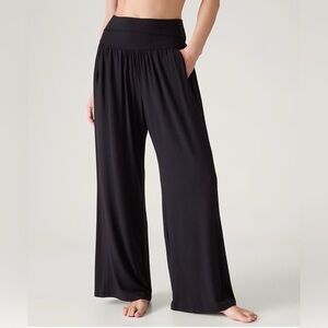 Athleta | Black Studio Wide Leg Pant, LP